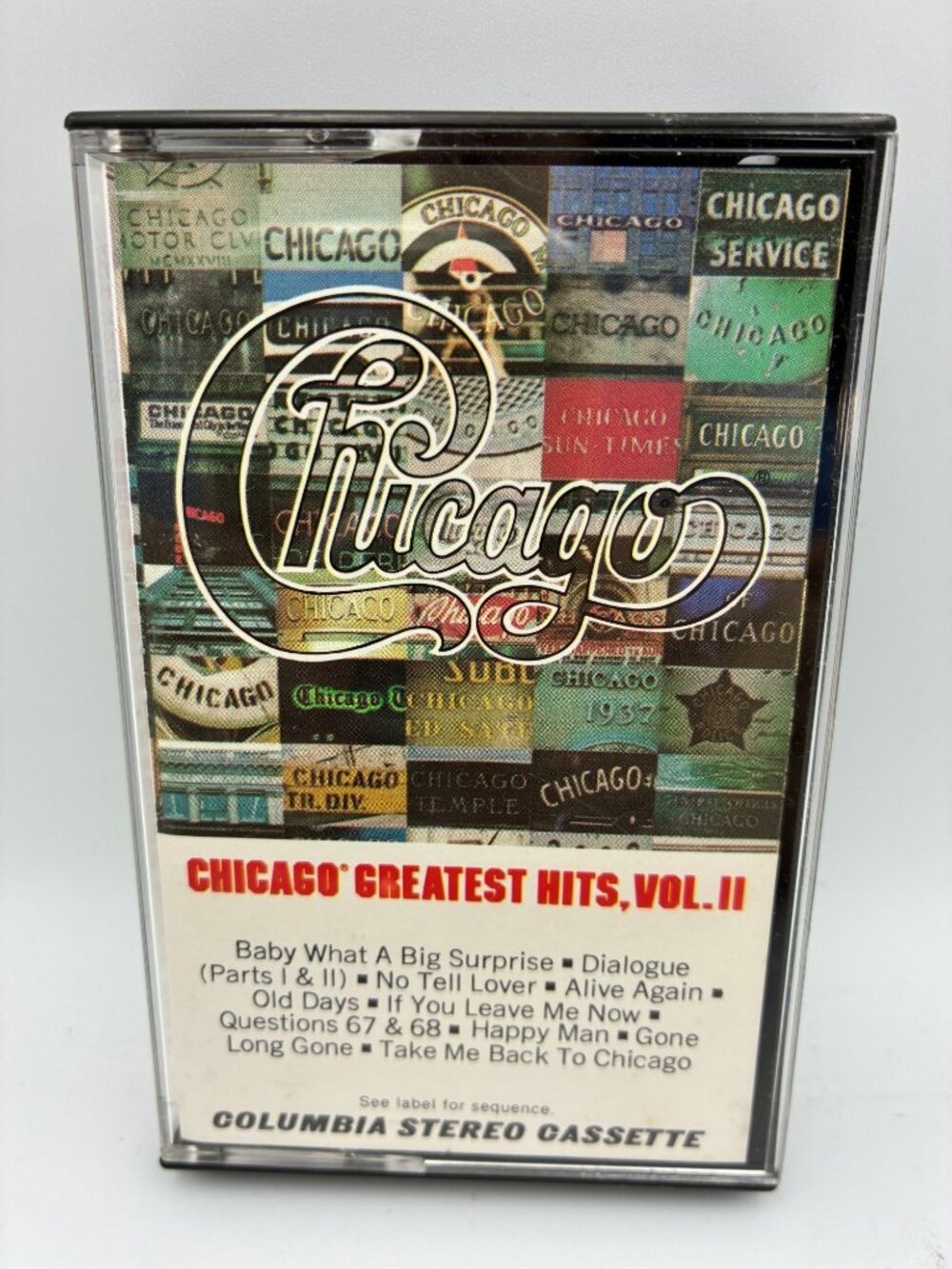 Chicago Greatest Hits Vol II Stereo Cassette Tape 1981 Columbia FCT 37682 Album